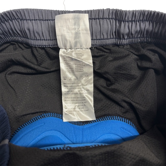 EZRUN Men’s Padded Bike Shorts Cargo Style Navy Gray Size M - Picture 4 of 7